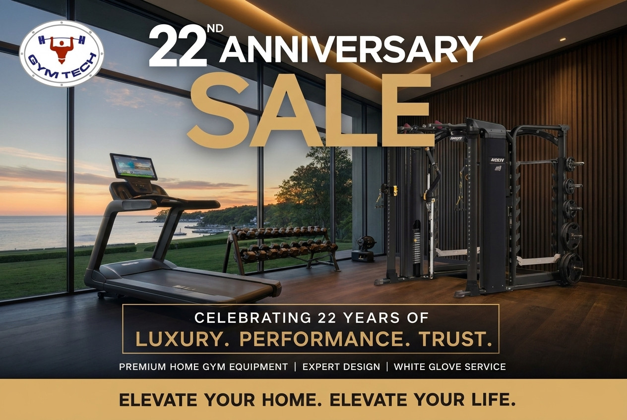 Gym Tech Fitness 22nd Anniversary Sale