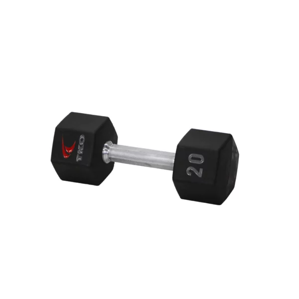 TKO Tri Grip Urethane Hex Dumbbell