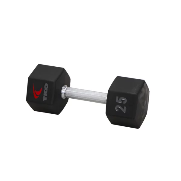 TKO Tri Grip Urethane Hex Dumbbell