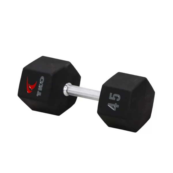 TKO Tri Grip Urethane Hex Dumbbell