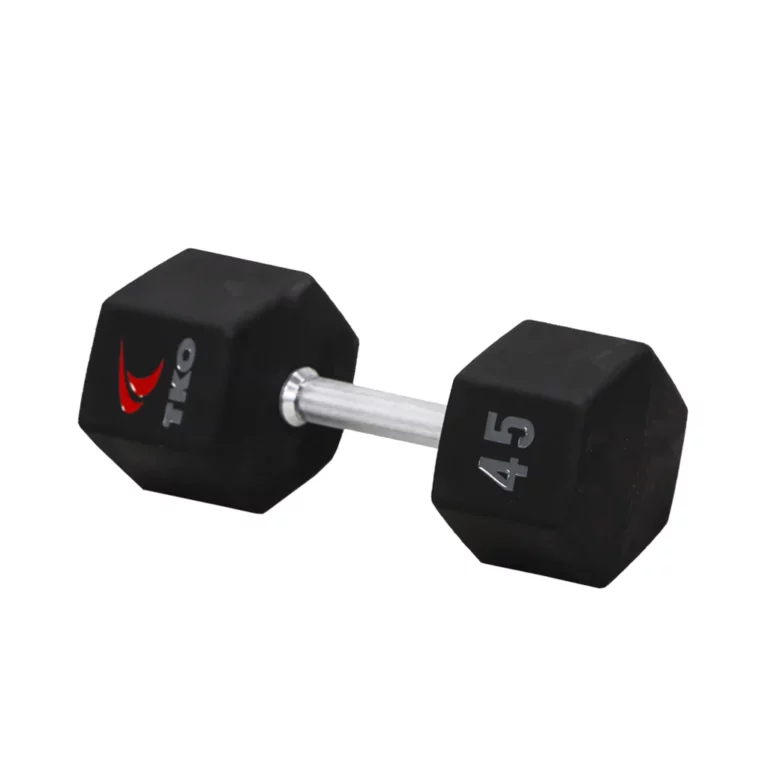TKO Tri Grip Urethane Hex Dumbbell - Image 4