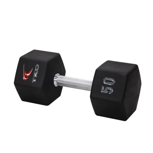 TKO Tri Grip Urethane Hex Dumbbell
