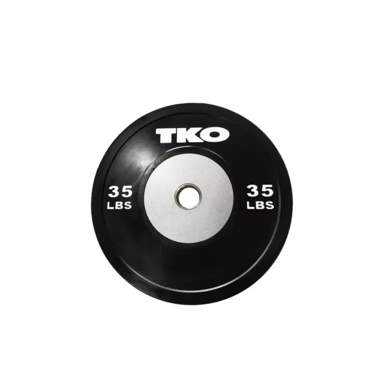 TKO Black Competition Rubber Bumper Plates - Image 4