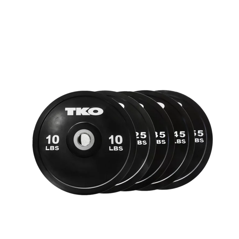 TKO Black Competition Rubber Bumper Plates - Image 2