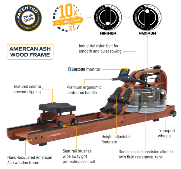 First Degree Viking Pro XL Rower