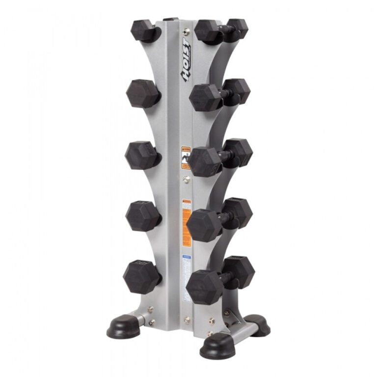 Hoist Fitness 5 Pair Vertical Dumbbell Rack HF-5459
